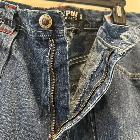 Southpole Baggy Cargo Jeans Men’s Wide Leg Utility Denim Y2K Streetwear Skater - Picture 8 of 9